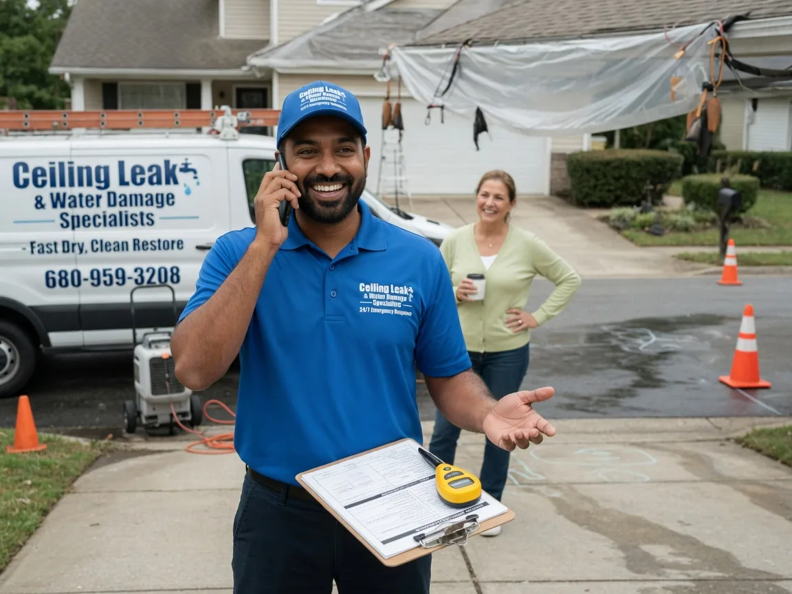 Ceiling Leak Cleanup Loganville, WI FAQs